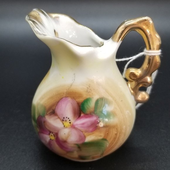 Vintage Fairway Japan China Miniature Creamer and Lidded Sugar Bowl - Picture 6 of 8